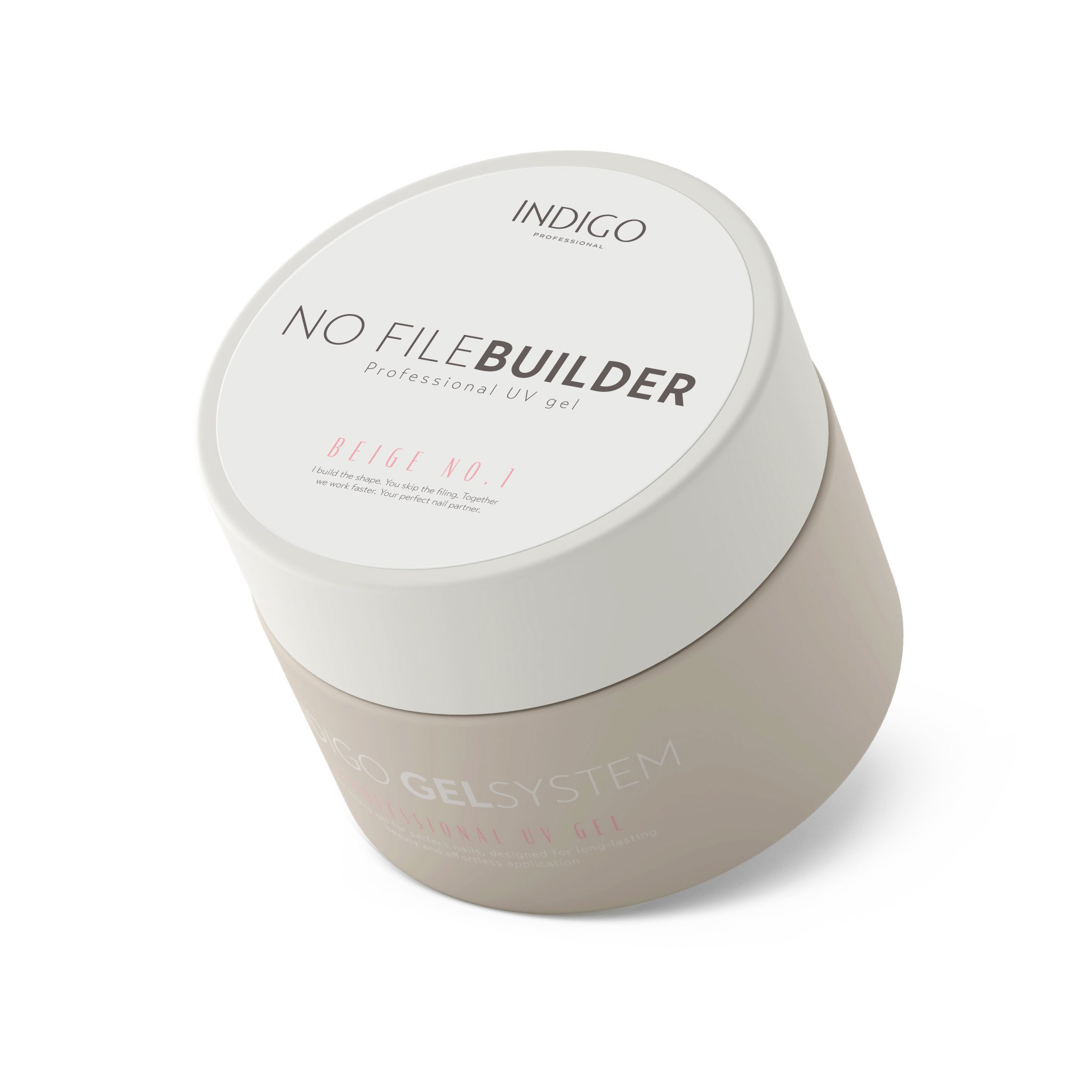 Beige no.1. No File Builder – no-file gel – 50 гр.