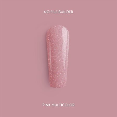 Pink Multicolor No File Builder - no-file gel - 15 гр.